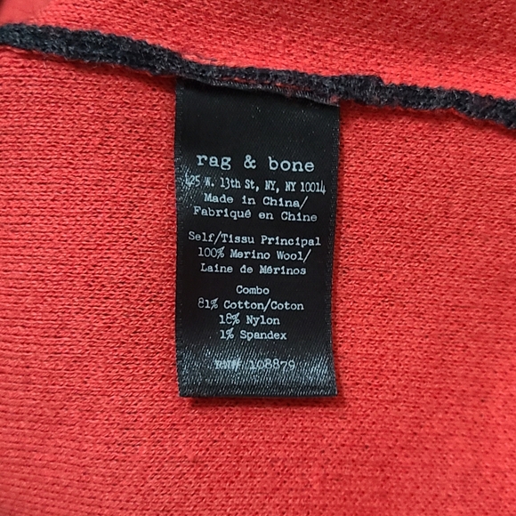 Rag & Bone wool knee-length long sleeve black dress - Picture 6 of 8